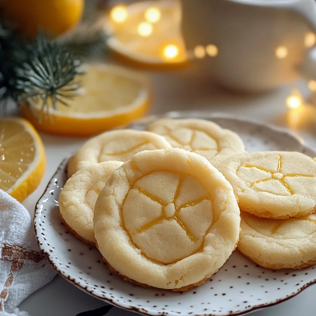 Weiche & zähe Zitronenkekse