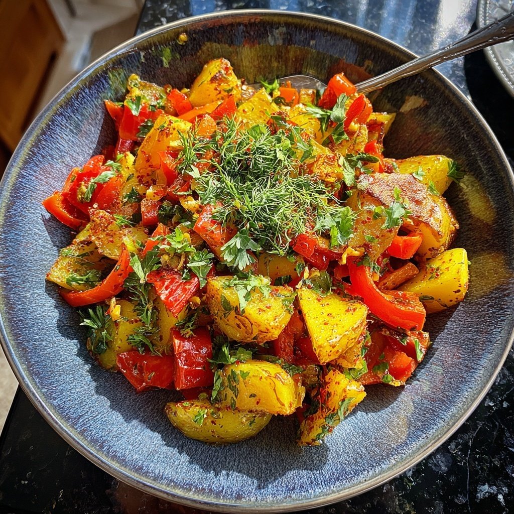 Kartoffel Paprika Salat Zum Grillen