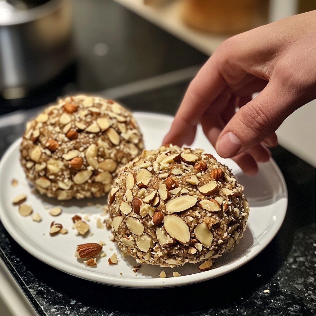 Protein Bällchen mit Nüssen