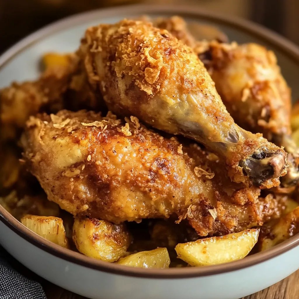 Knuspriges Brathähnchen