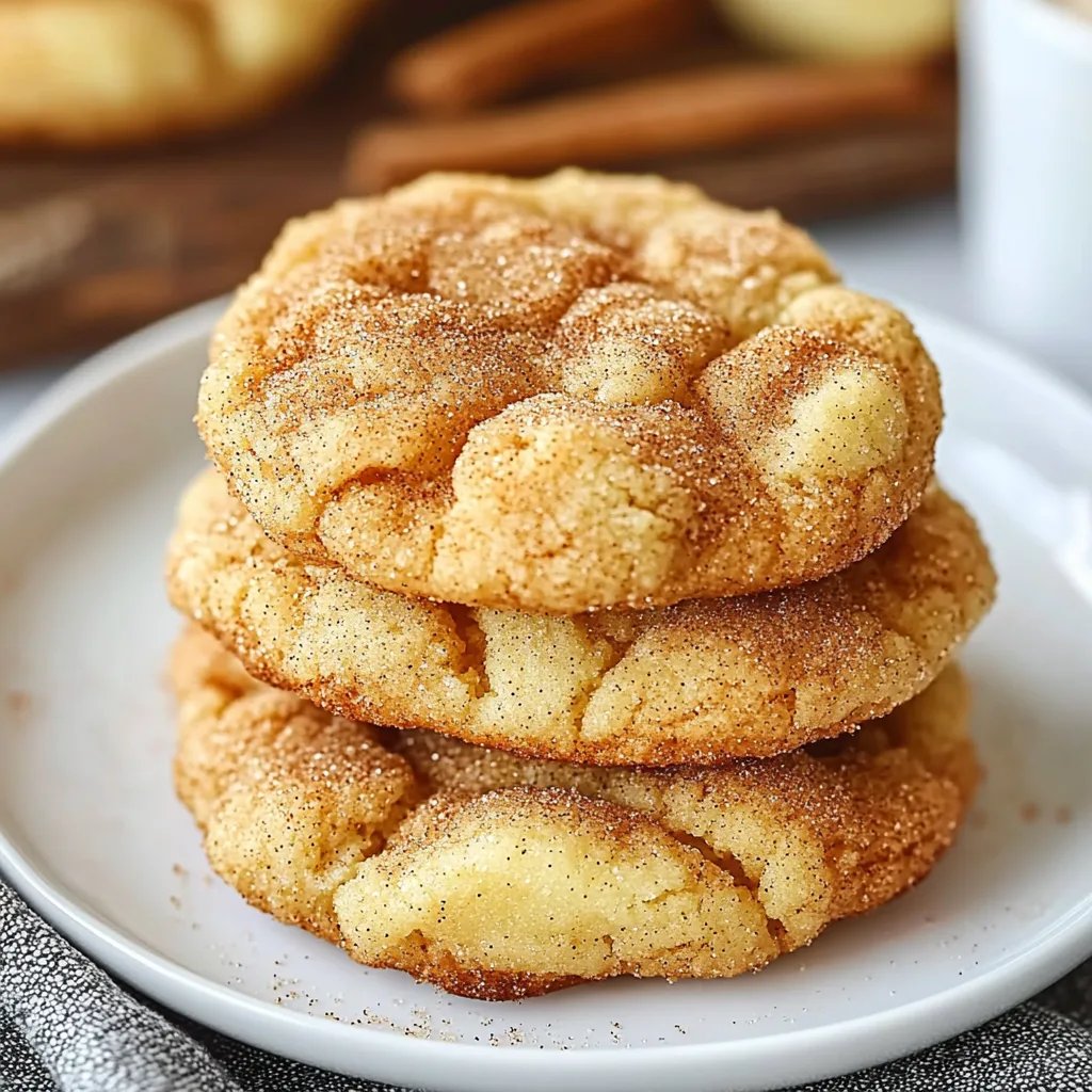 Schnelle Apfel-Zimt-Snickerdoodle-Kekse