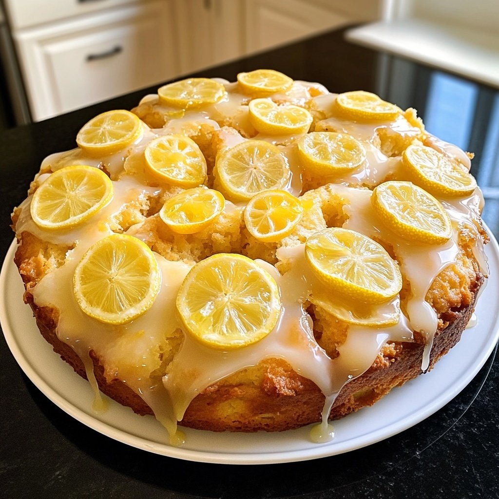Zitronenkuchen zum Einfrieren