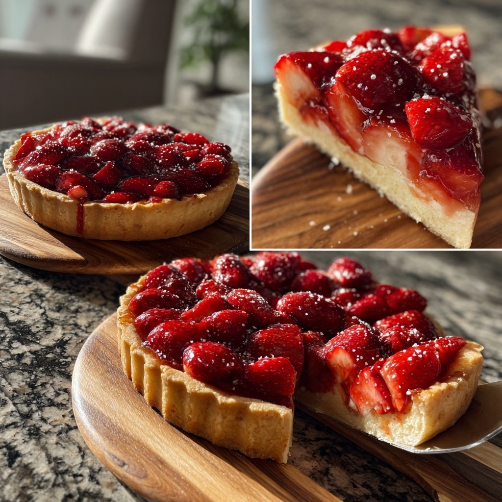 Erdbeerkuchen vom Blech