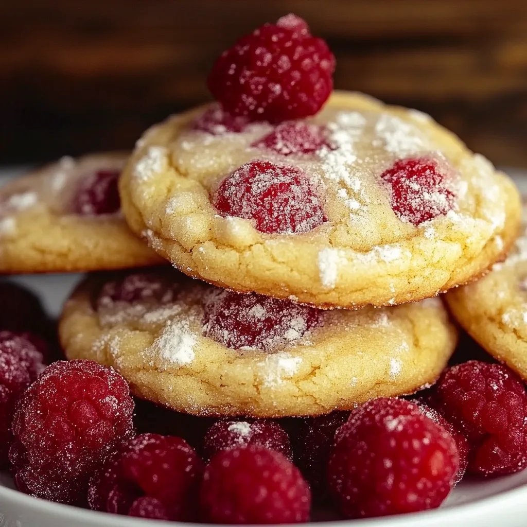 Zitronen-Himbeer-Kekse