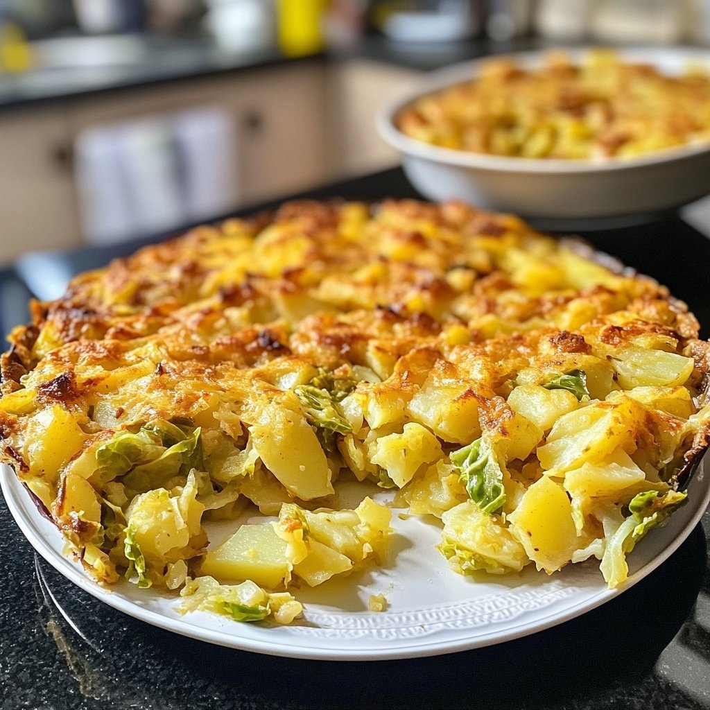 Herzhafte Spitzkohl-Kartoffel-Pfanne